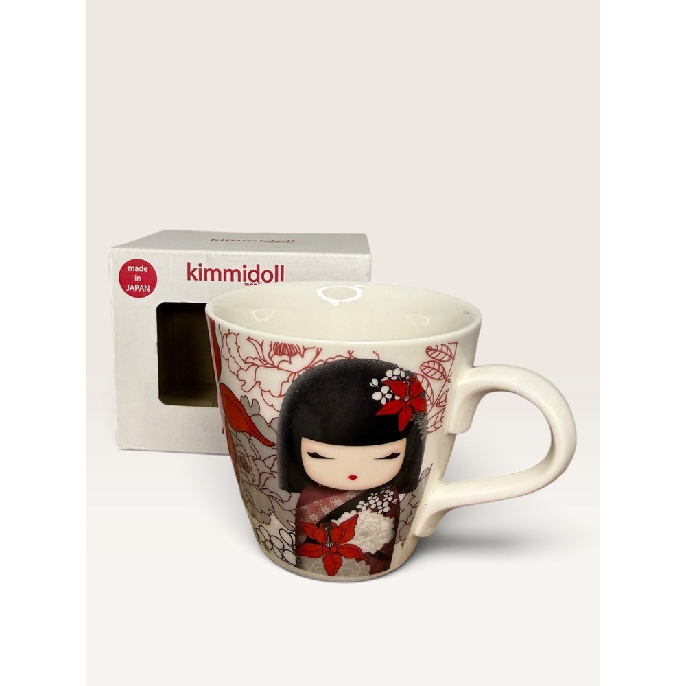 Kimmidoll Collection Mug Japan Kokeshi Doll NEW